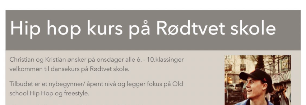 Åpne Hiphop kurs - nybeg - 6.-7.klasse